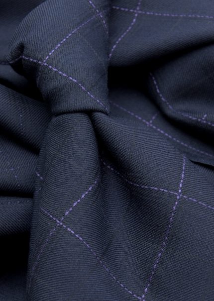 中厚手のウール50％素材（ネイビー）